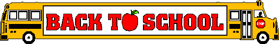 Back to school banner